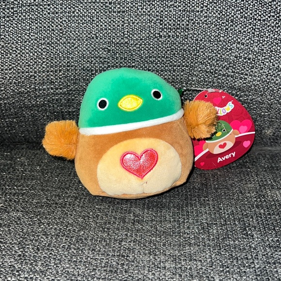 Squishmallows | Toys | Rare 45 Valentines Day Avery The Green Brown ...